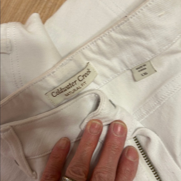 Coldwater Creek Women’s White Slim Jeans Size 16 Tall - Picture 2 of 7
